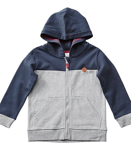 Zip Thru Hoodie - Grey