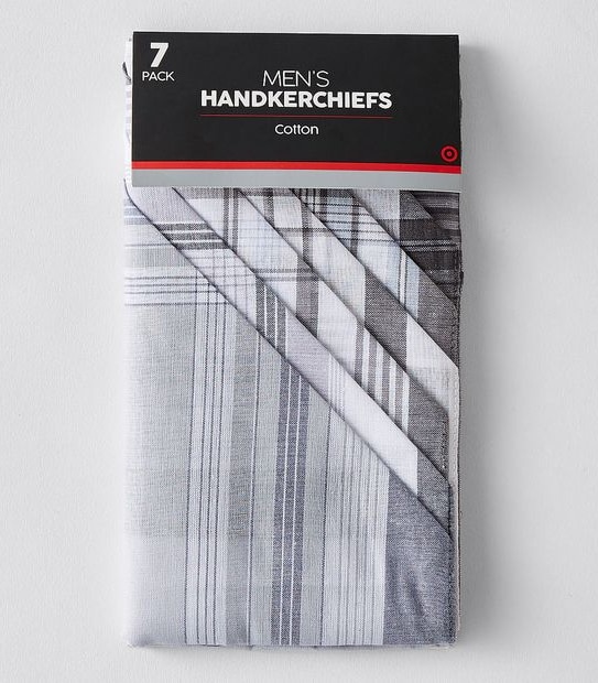 7 Pack Handkerchiefs - Assorted