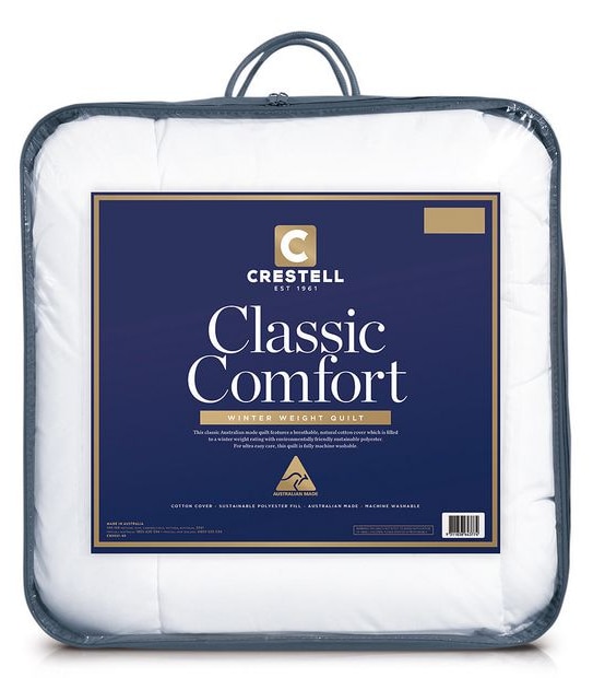 Crestell Classic Comfort Winter Weight Quilt - Queen Bed