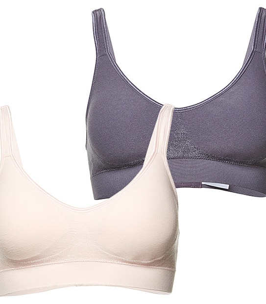 2 Pack Wirefree Bras, Style:JN1511HI