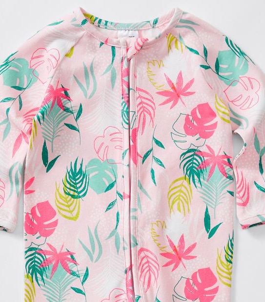 Baby Hawaii Floral Stretch Coverall