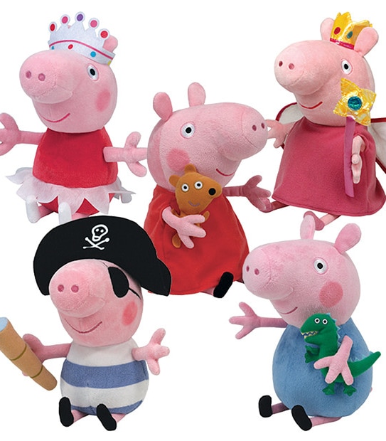 Peppa Pig Plush Toy 11'' Assorted Target Australia