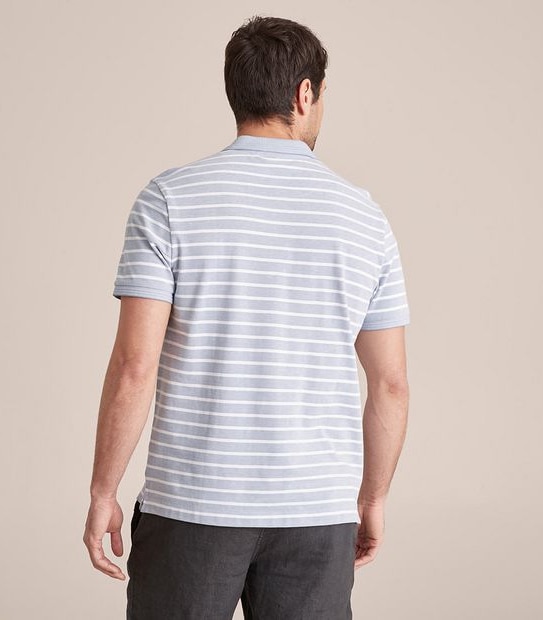 Fashion Striped Polo Top