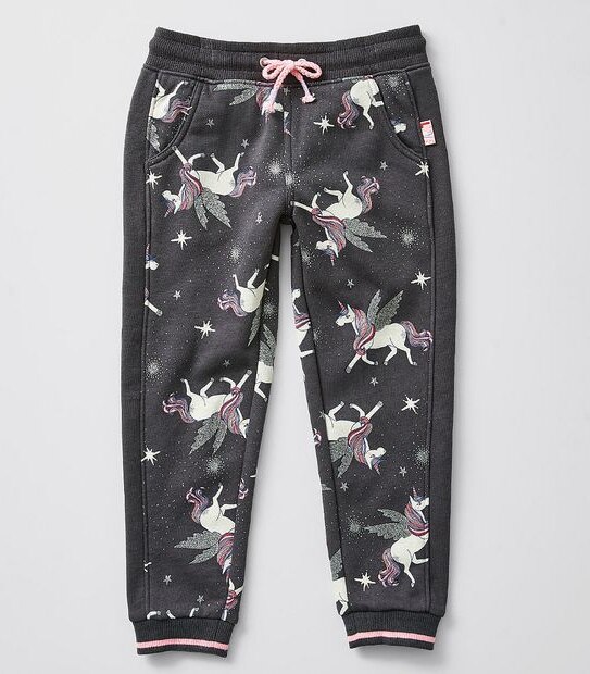 Glitter Print Trackpants