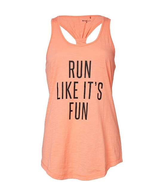 Active Slogan Tank - Pink