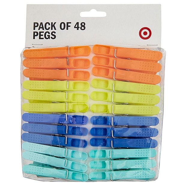 Target 48 Pack Plastic Pegs Target 48 Pack Plastic Pegs