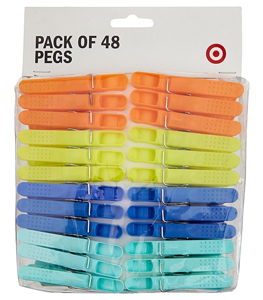 Target 48 Pack Plastic Pegs