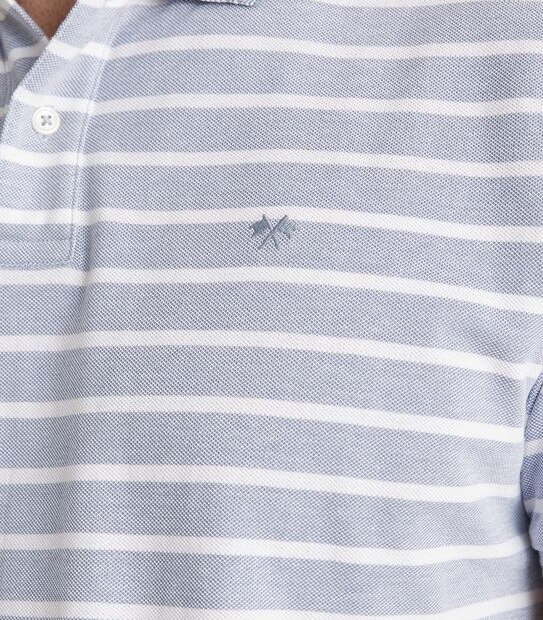 Fashion Striped Polo Top