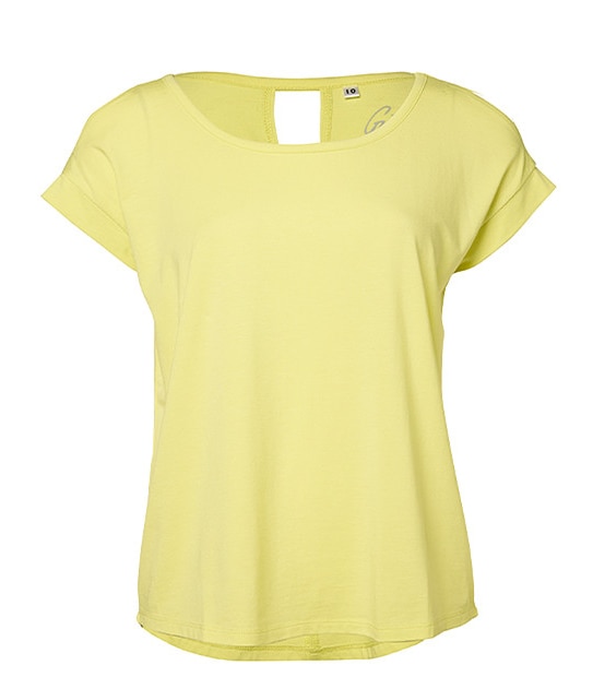 Giaan by Spalding Split Back T-Shirt - Yellow