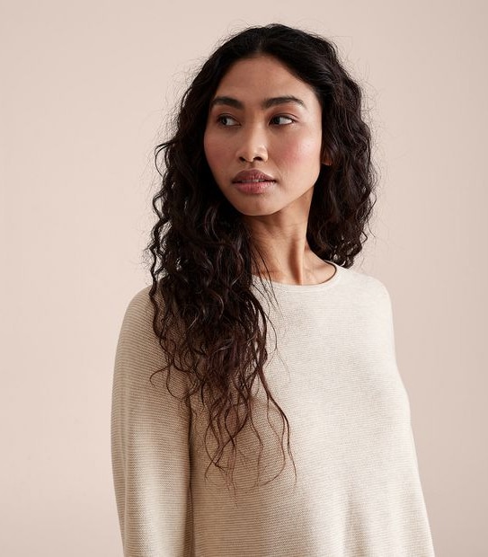 Stitch Curve Hem Jumper