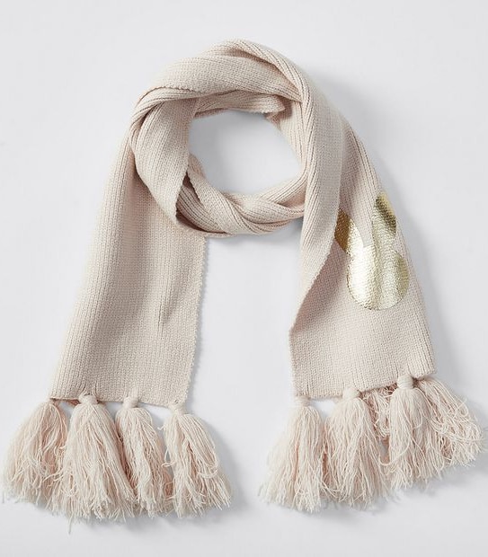 Kids Bunny Print Scarf