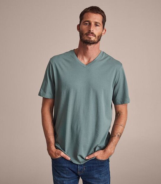 Organic Cotton V-Neck T-Shirt