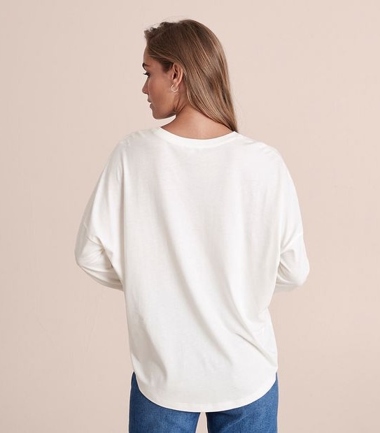 Addison Embroidered Long Sleeve T-Shirt