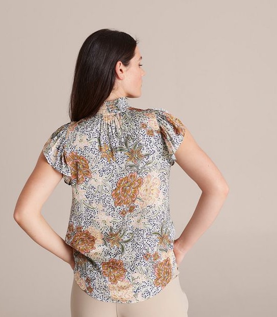 Preview Flutter Sleeve Blouse