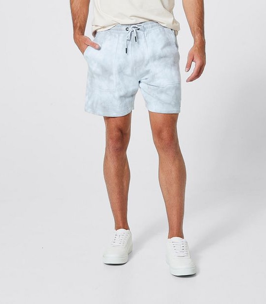 Piping Hot Tie Dye Walk Shorts