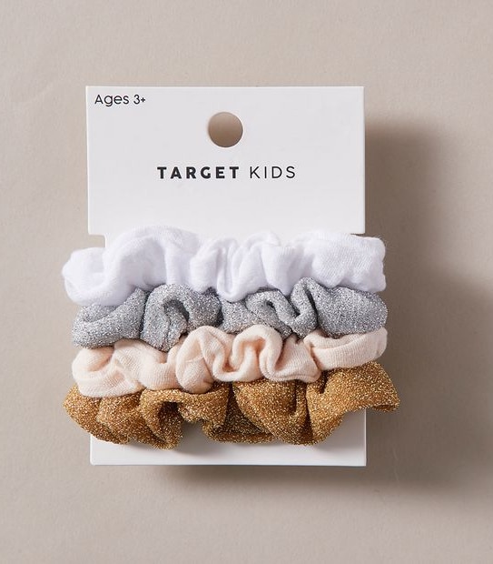 4 Pack Mini Scrunchies