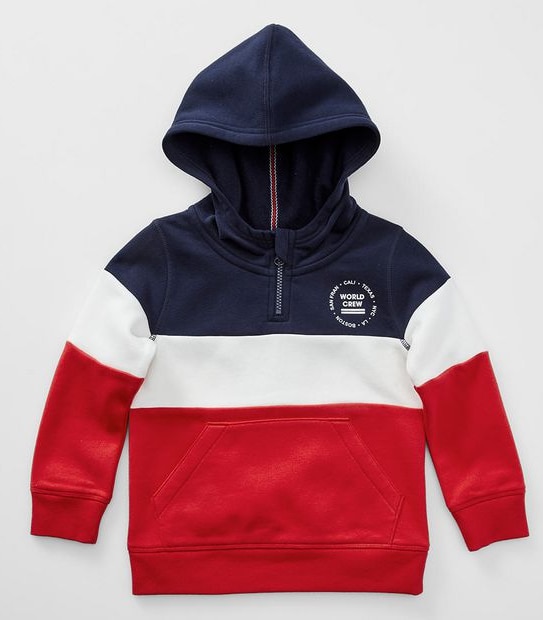 Half Zip Fleece Hoodie