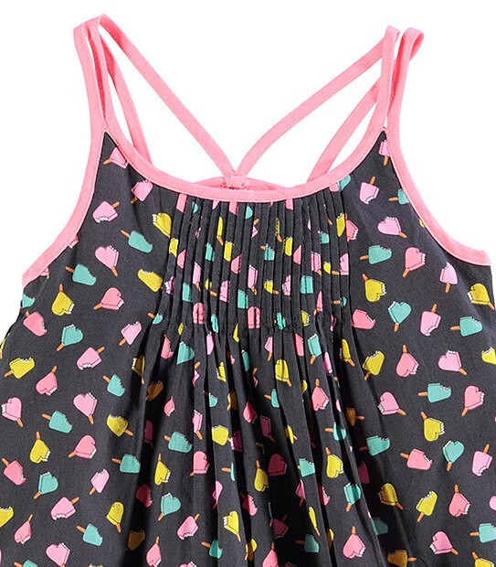 Double Strap Ice Cream Print Dress 3 of 3