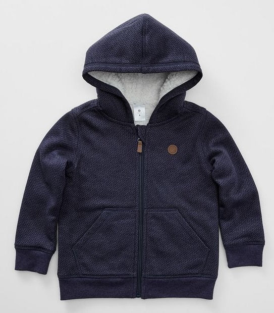 Sherpa Zip Through Hoodie