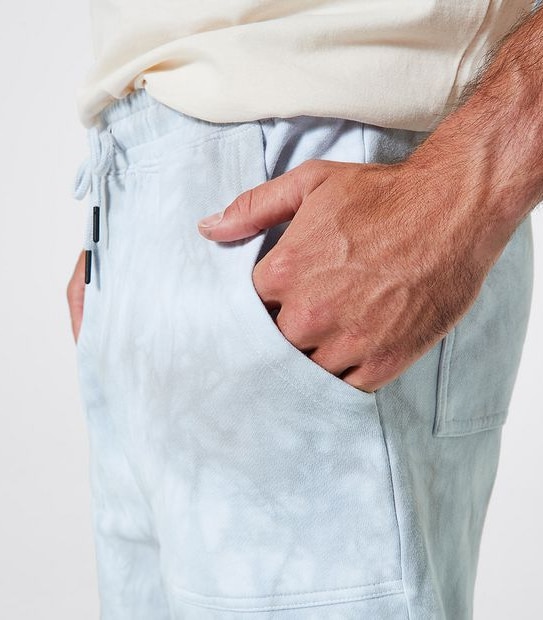 Piping Hot Tie Dye Walk Shorts