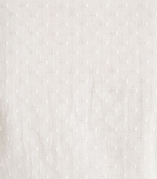 Cutwork V-Neck Blouse