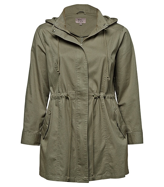 Belle Curve Utility Jacket - Khaki