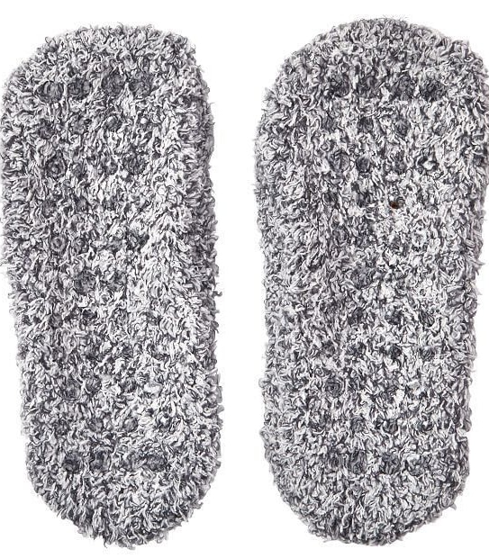 Cosie Slip On Socks - Grey