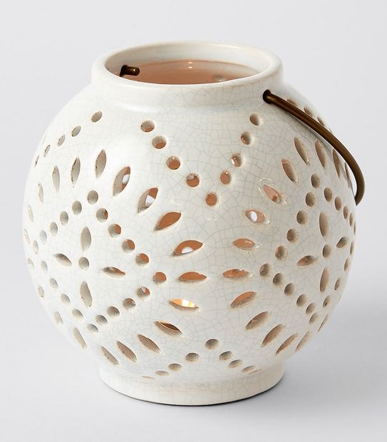 Ceramic Cut Out Lantern