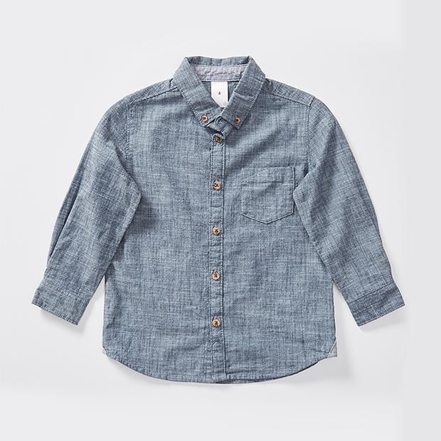 Long Sleeve Slub Shirt | Target Australia