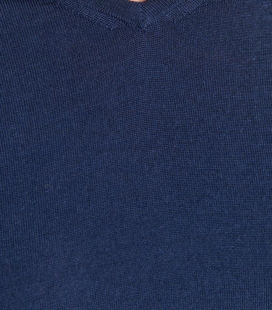 Preview Australian Merino Wool V-Neck Knit Jumper