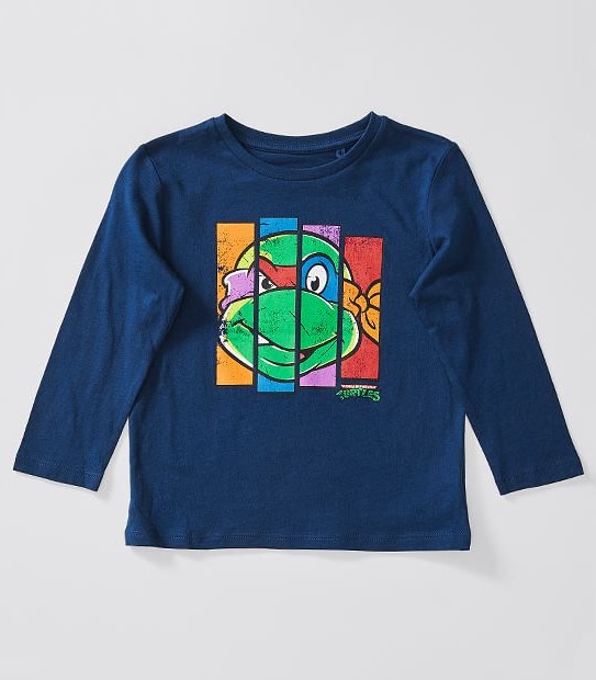 Teenage Mutant Ninja Turtles Long Sleeve Face T-Shirt