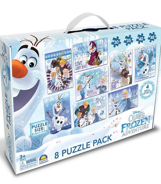 Licensed 8-In-1 Jigsaw Puzzle Pack Assorted
