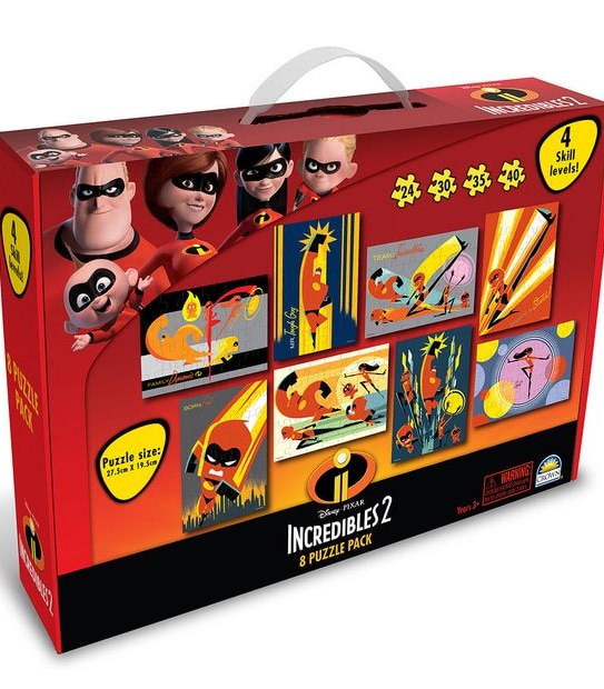 Licensed 8-In-1 Jigsaw Puzzle Pack Assorted