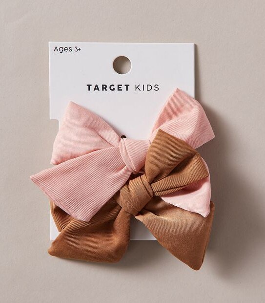 2 Pack Bow Hair Ties