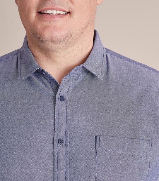 Man Plus Long Sleeve Oxford Shirt Target Australia
