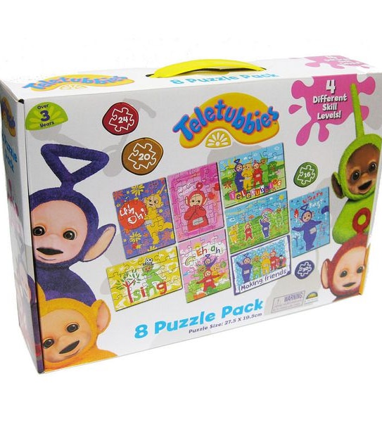 Licensed 8-In-1 Jigsaw Puzzle Pack Assorted