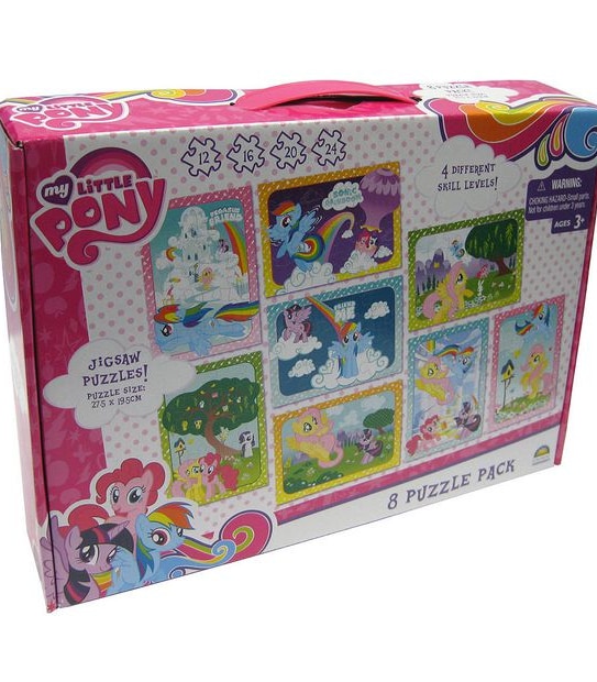 Licensed 8-In-1 Jigsaw Puzzle Pack Assorted