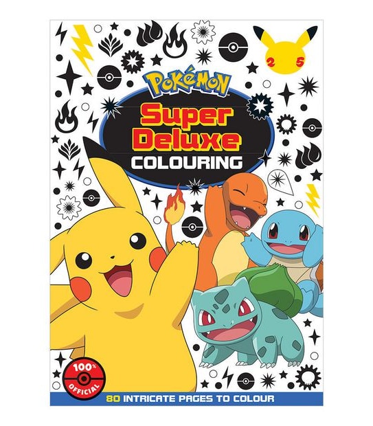 Pokemon: Super Deluxe Adult Colouring