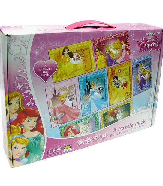 Licensed 8-In-1 Jigsaw Puzzle Pack Assorted