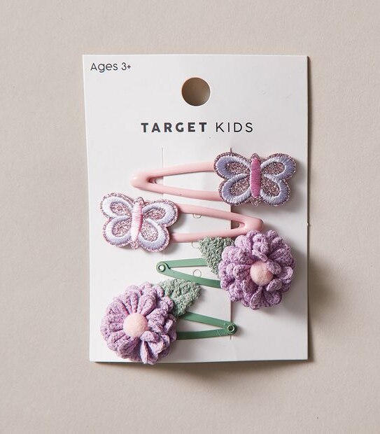 4 Pack Garden Hair Clips