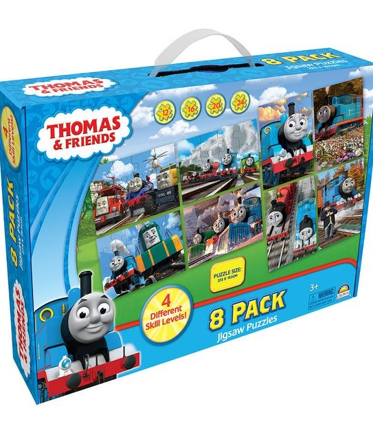 Licensed 8-In-1 Jigsaw Puzzle Pack Assorted