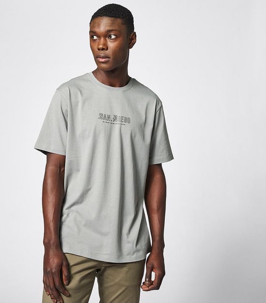Commons San Diego Printed T-Shirt - Grey