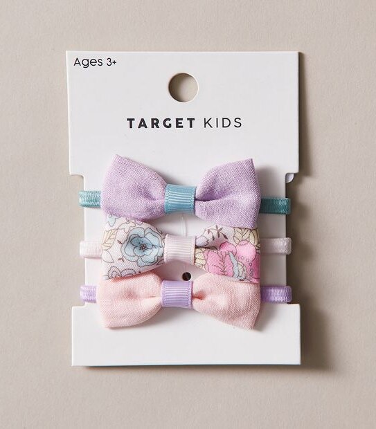 3 Pack Bow Hair Ties