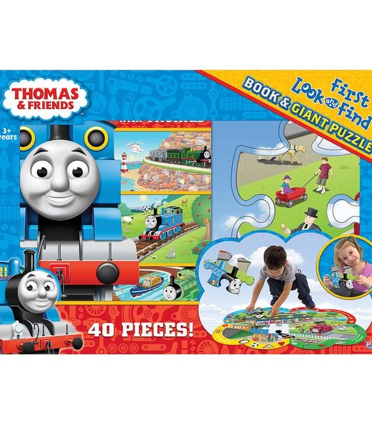 Thomas & Friends First Look & Find & Giant Puzzle