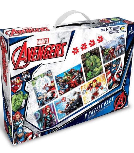 Licensed 8-In-1 Jigsaw Puzzle Pack Assorted