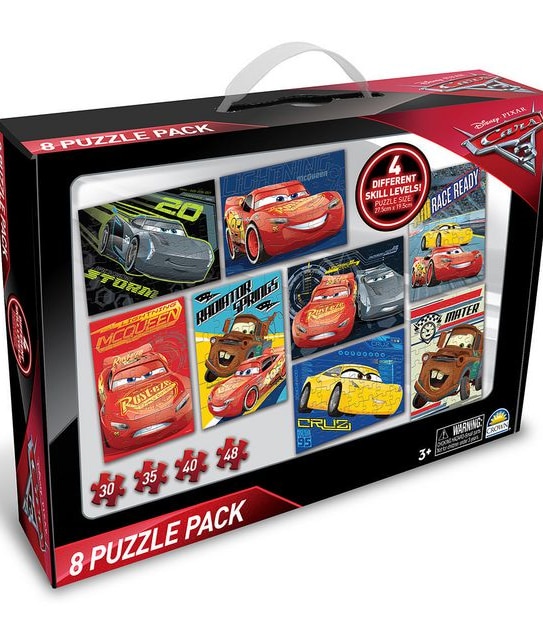 Licensed 8-In-1 Jigsaw Puzzle Pack Assorted