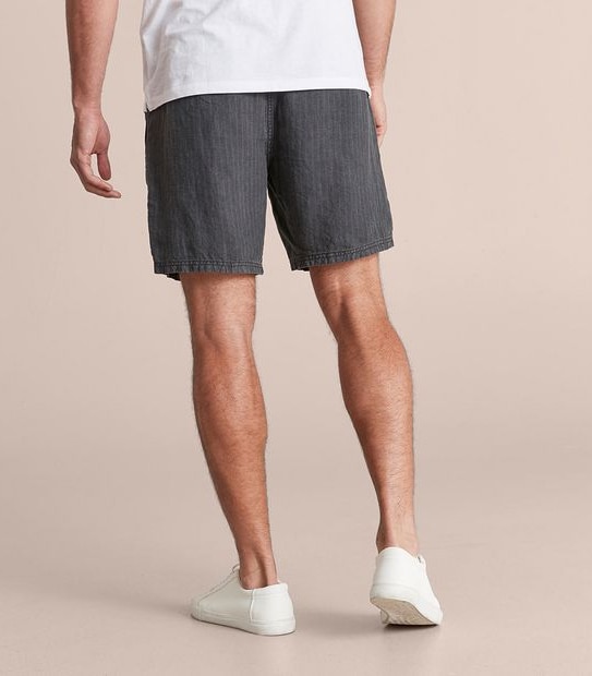 Striped Linen Shorts