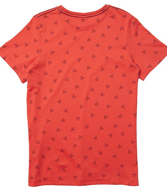Short Sleeve Triangle Print T-Shirt