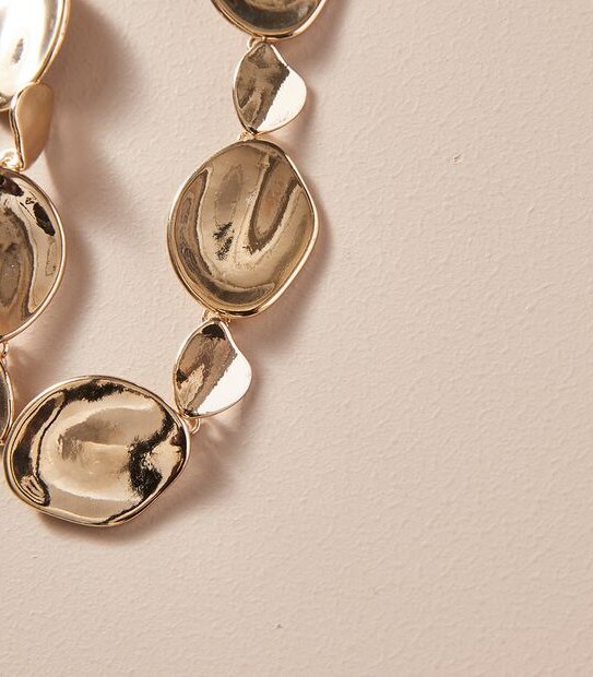 Long Organic Bead Necklace