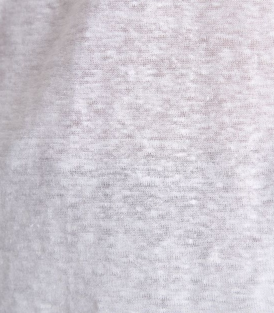 Linen Blend V-Neck T-Shirt
